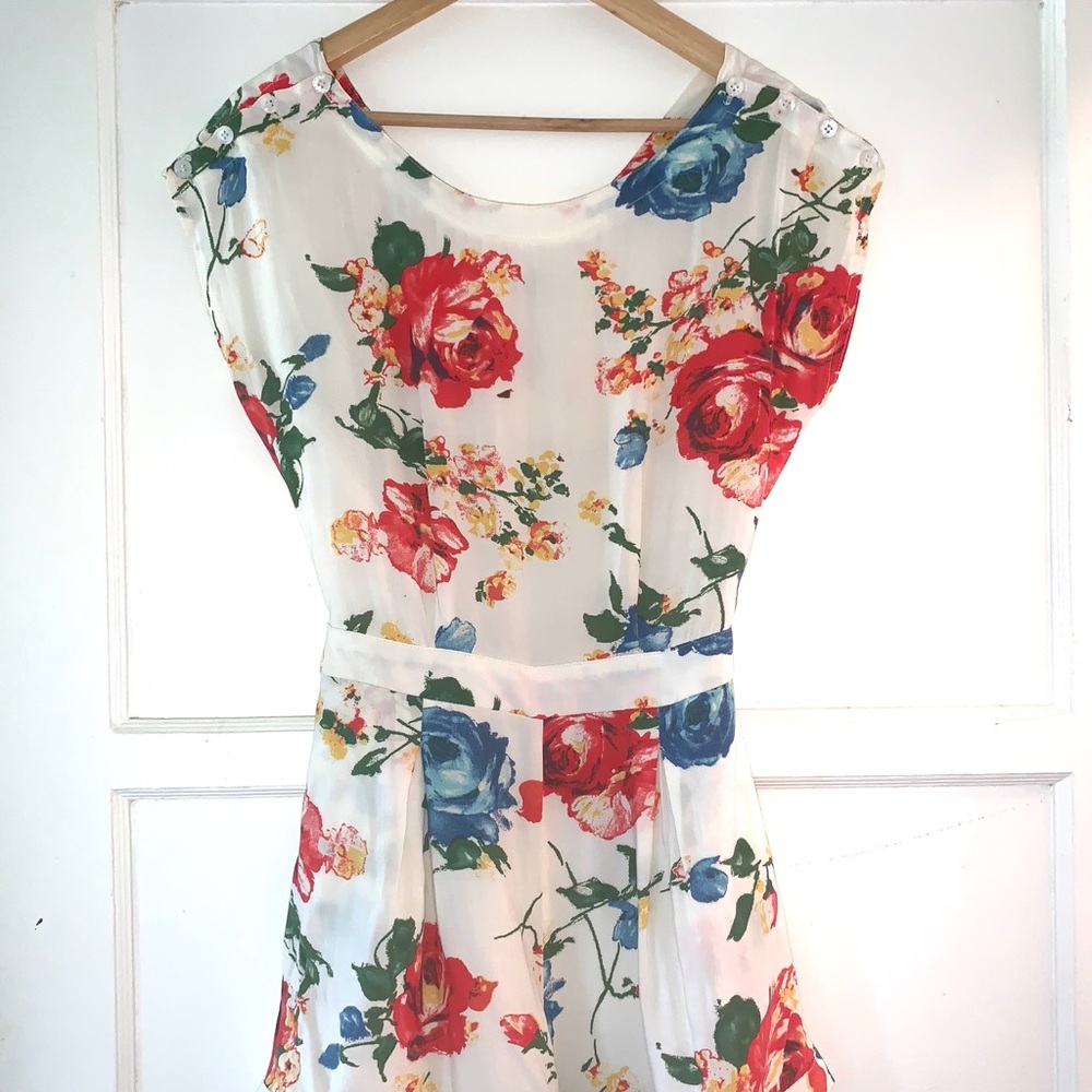 Flower Print Playsuit